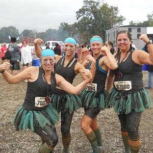 Did my first ever mud run this weekend!  I had to share this pic :o)