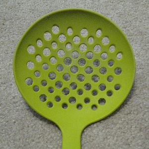 I use this kitchen tool to clean the litter box! :D (Pictures Inside)
