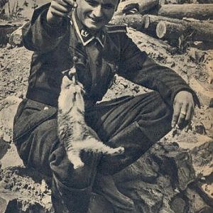 Waffen SS soldiers and kitten 2.jpg