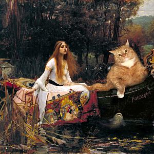 Waterhouse_-_The_Lady_of_Shalott_floating_to_Cat-m