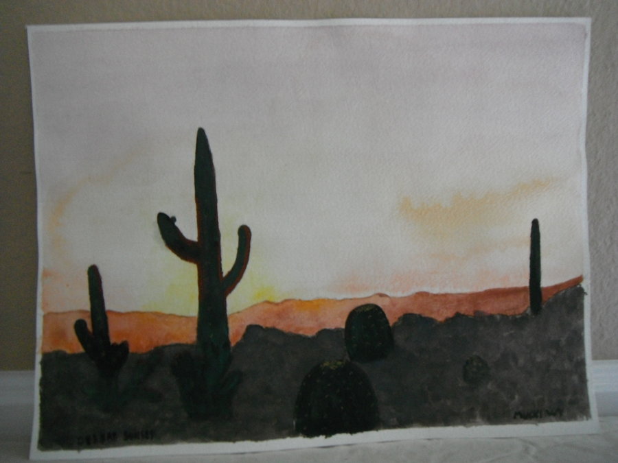 desert sunset  sold.JPG