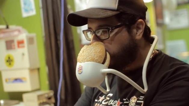 Hands-free-Whopper-holder-introduced-by-Burger-Kin